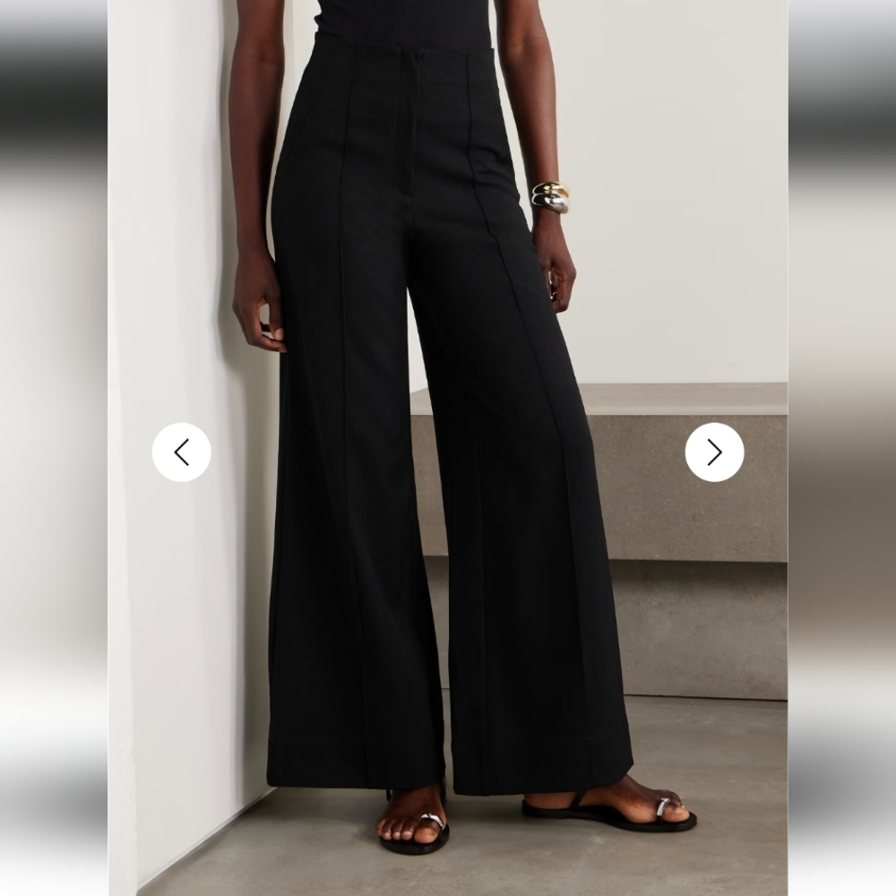 ANDRES OTALORA Latidos twill wide-leg pants NWT